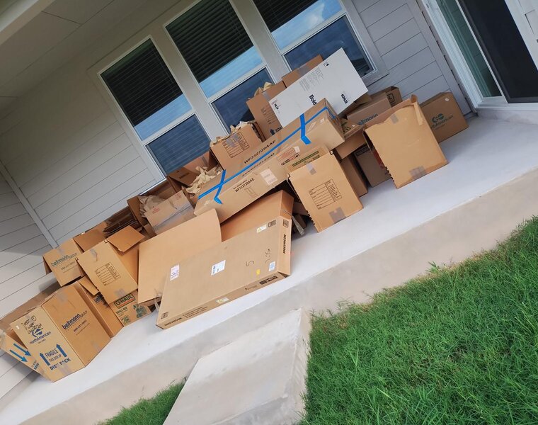 Household junk and box cleanout